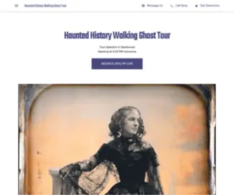 Hauntedhistorywalkingghosttour.com(Tour) Screenshot