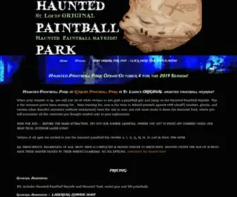 Hauntedpaintballpark.com(The originial Zombie Paintball Hayride in St) Screenshot