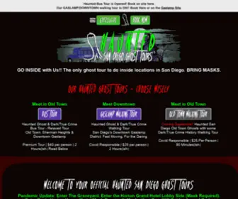 Hauntedsandiegotours.com(The Official Haunted San Diego Ghost Tours) Screenshot