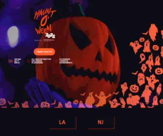 Hauntoween.com(Haunt O' Ween) Screenshot