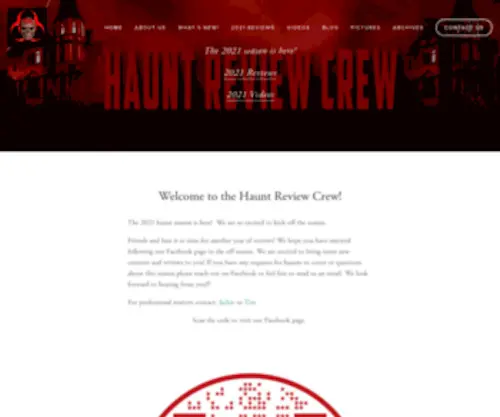 Hauntreviewcrew.com(Haunt Review Crew) Screenshot
