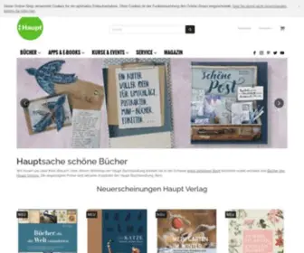 Haupt.ch(Haupt-Bücher online kaufen) Screenshot
