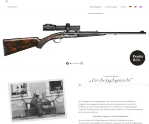 Hauptmann-Rifles.com(Domain geparkt) Screenshot