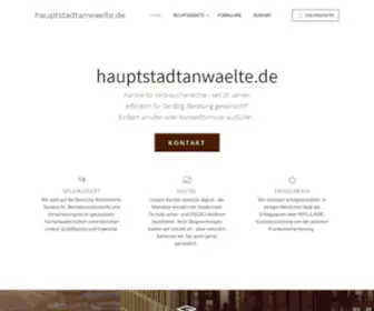 Hauptstadtanwaelte.de(HAUPTSTADTANWÄLTE Fachkanzlei Dr) Screenshot