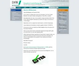 Hauptversammlung.de(DSW Hauptversammlung) Screenshot