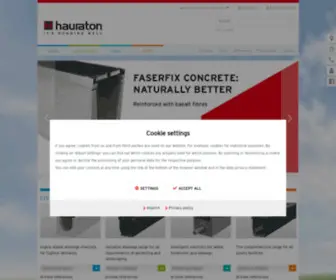 Hauraton.eu(Drainage with HAURATON) Screenshot