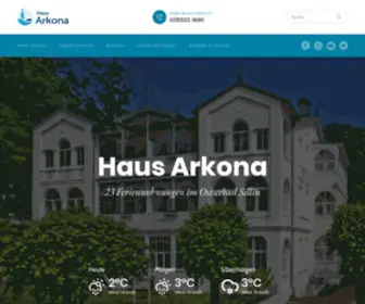 Haus-Arkona.de(Haus Arkona) Screenshot