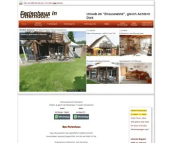 Haus-Brausewind.de(♥♥♥ Ferienhaus Ferienwohnung Urlaub Otterndorf Haus Brausewind) Screenshot