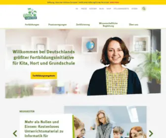 Haus-DER-Kleinen-Forscher.de(Frühe MINT) Screenshot