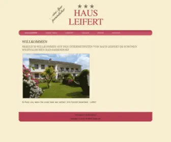 Haus-Leifert.de(Willkommen) Screenshot