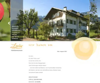 Haus-Luise.com(Südtirol) Screenshot