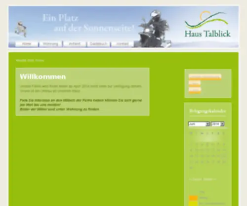 Haus-Talblick.eu(Haus Talblick) Screenshot