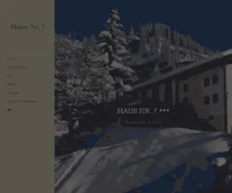 Haus7.at(Arlberg, Hotel, Winter) Screenshot