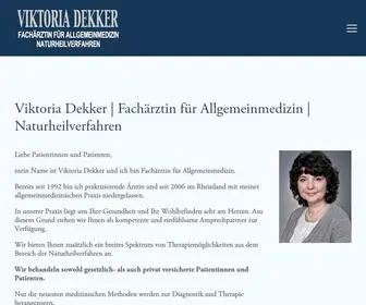 Hausarztpraxis-Dekker.de(Viktoria Dekker) Screenshot