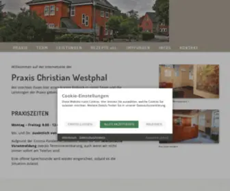 Hausarztpraxis-Westphal.de(Ihr Hausarzt in Rendsburg) Screenshot