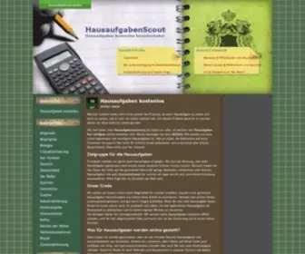 Hausaufgabenscout.de(Hausaufgaben kostenlos) Screenshot