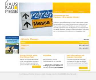 Hausbaumesse.at(Österreichs grösste Baumessen Tournee) Screenshot