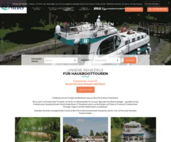 Hausboot-Nicols.de(Hausbooturlaub) Screenshot