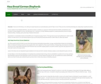 Hausbrezel.com(German shepherds) Screenshot