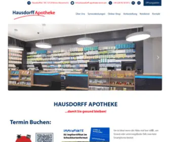 Hausdorff-Apotheke.de(HAUSDORFF APOTHEKE) Screenshot