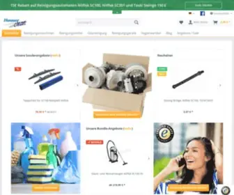 Hauser-Clean.com(Ihr kompetenter Reinigungsfachhandel) Screenshot