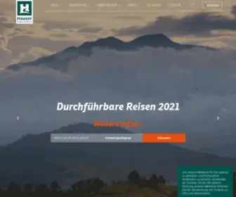 Hausershop.de(Auf Hauser Reisen die Welt entdecken) Screenshot