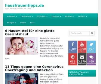 Hausfrauentipps.de(Tipps & Rezepte mit Liebe) Screenshot