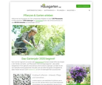 Hausgarten.net(Willkommen bei) Screenshot