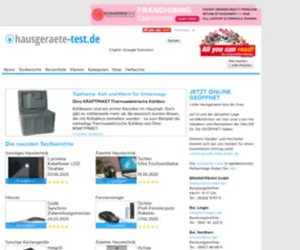 Hausgeraete-Test.de(Das Testmagazin f) Screenshot