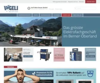 Haushalt-Voegeli.ch(Haushaltgeräte in grosser Auswahl) Screenshot