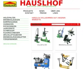 Hauslhof.at(Brennholzsägen) Screenshot