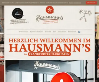 Hausmanns-Frankfurt.de(Hausmann's Restaurant in Frankfurt) Screenshot