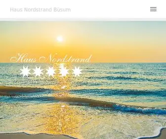 Hausnordstrand.de(Ferienwohnungen in Büsum) Screenshot