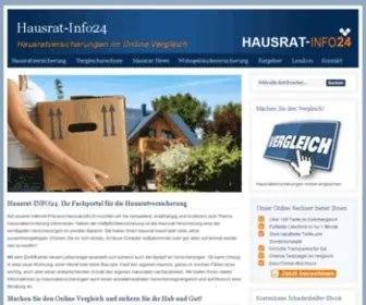 Hausrat-Info24.de(Hausratversicherung Vergleich) Screenshot
