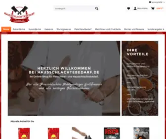 Hausschlachtebedarf.de(Alles für die Hausschlachtung) Screenshot
