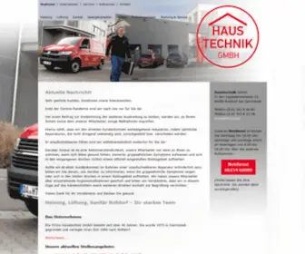 Haustechnik-Rossdorf.de(Heizung Lüftung Sanitär) Screenshot