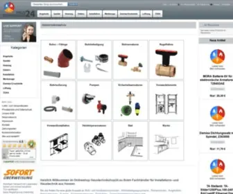 Haustechnikshop24.eu(Onlineshop HTS24.DE) Screenshot