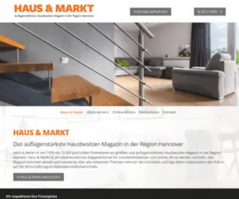 Hausundmarkt.de(Das auflagenstärkste Hausbesitzer) Screenshot