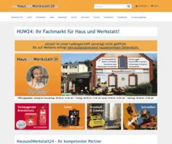 Hausundwerkstatt24.de(Ihr Fachmarkt mit Onlineshop für Haus und Werkstatt) Screenshot