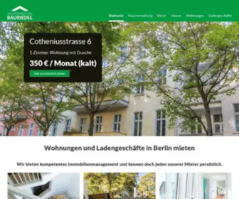 Hausverwaltung-Bauriedel.de(Hausverwaltung Bauriedel) Screenshot