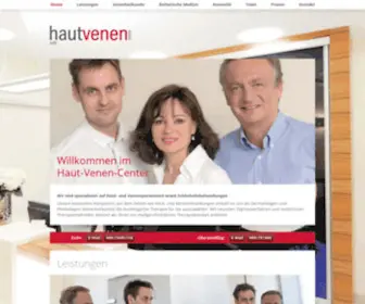 Haut-Venen-Center.de(Willkommen im Haut) Screenshot