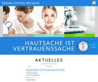 Hautaerzte-Bochum.de(DERMA-CENTRO-BOCHUM) Screenshot