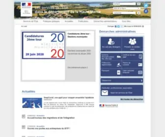 Haute-Marne.gouv.fr(Actualités) Screenshot