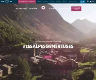 Haute-Maurienne-Vanoise.com(Haute Maurienne Vanoise) Screenshot
