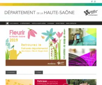 Haute-Saone.fr(Département) Screenshot