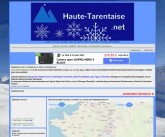 Haute-Tarentaise.net(Espace Killy) Screenshot