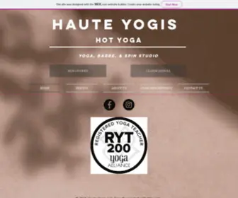 Haute-Yogis.com(HOME) Screenshot