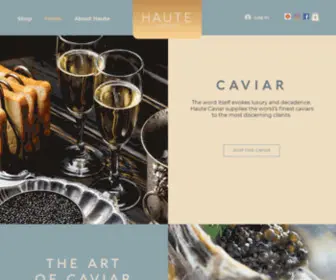 Hautecaviarcompany.com(Haute Caviar Company) Screenshot