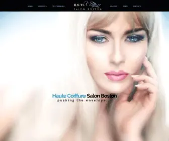 Hautecoiffureboston.com(Haute Coiffure Salon Boston) Screenshot