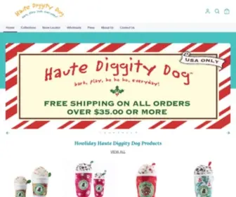 Hautediggitydog.com(Haute Diggity Dog) Screenshot